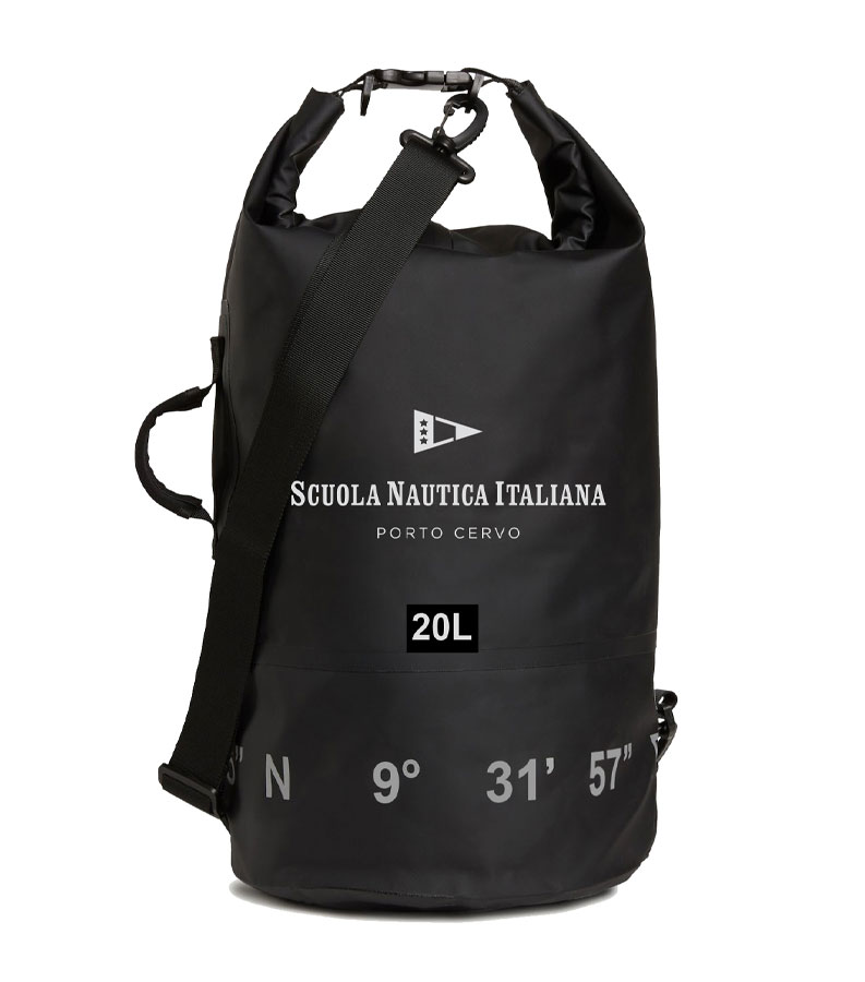 SCUOLA NAUTICA ITALIANA - ZAINO DRY BAG BLACK