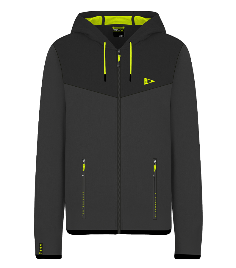 SCUOLA NAUTICA ITALIANA - FELPA TUTA UOMO 142704 BLACK