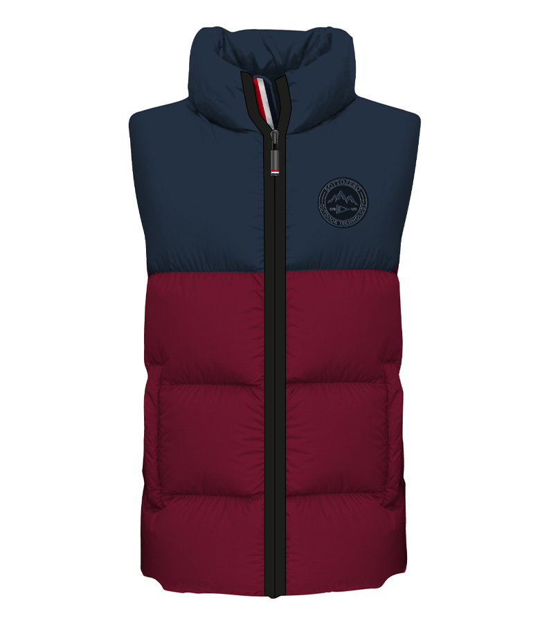 SCUOLA NAUTICA ITALIANA - SMANICATO IMBOTTITO UOMO 149157 MERLOT