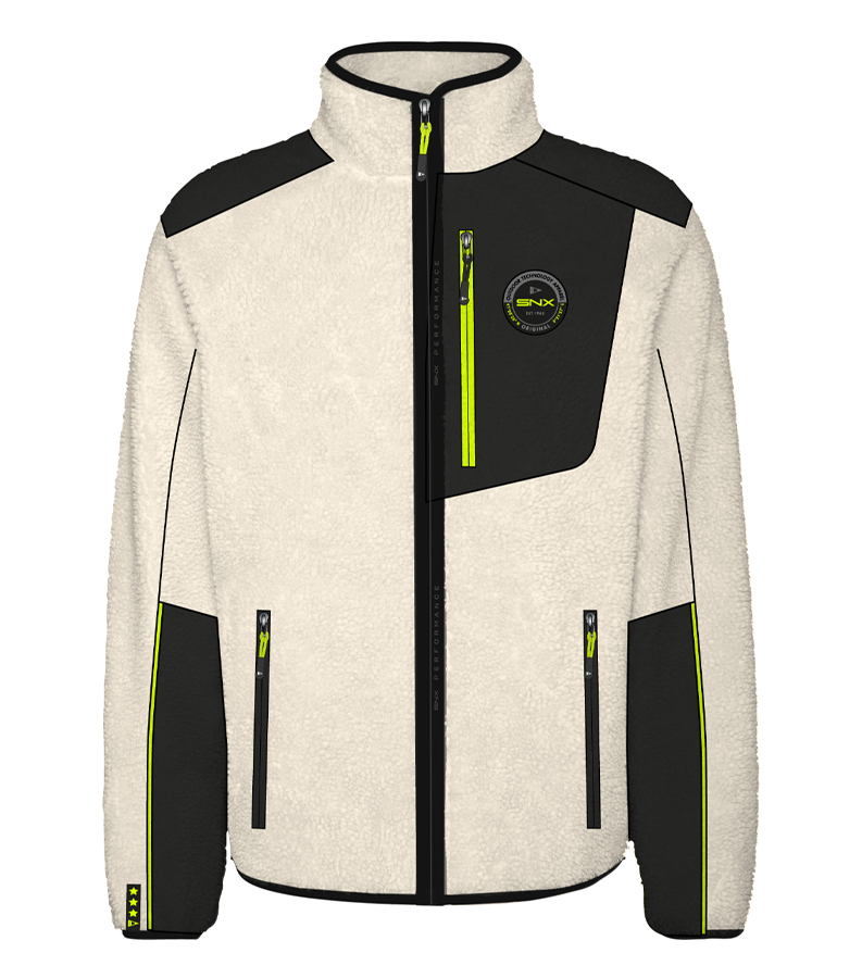 SCUOLA NAUTICA ITALIANA - FELPA UOMO POLAR FLEECE 149514 CREAM