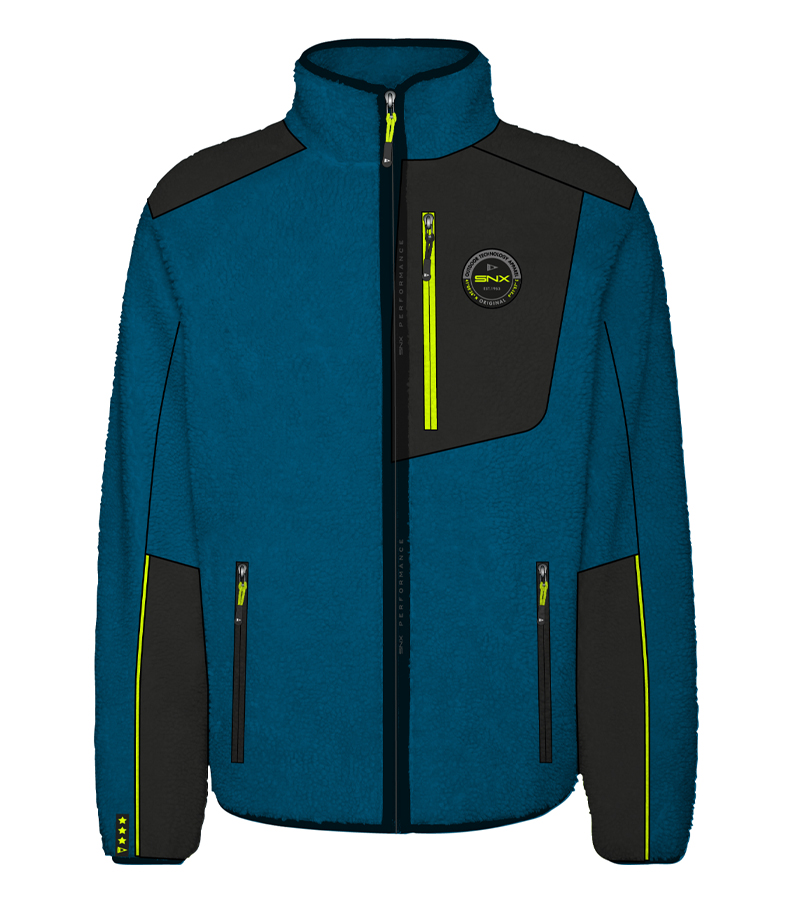 SCUOLA NAUTICA ITALIANA - FELPA UOMO POLAR FLEECE 149514 QUARZO