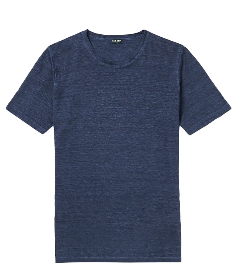 ZEYBRA - T-SHIRT MAN LINEN