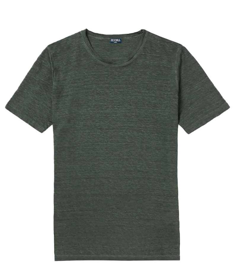 ZEYBRA - T-SHIRT MAN LINEN