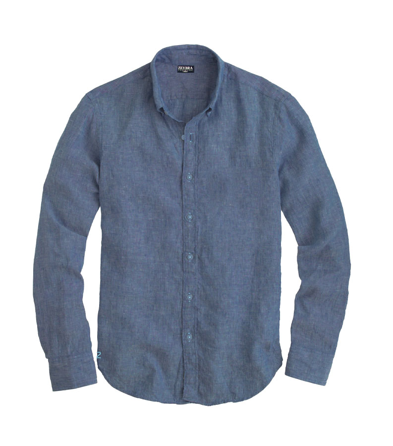 ZEYBRA - CAMICIA UOMO LINO