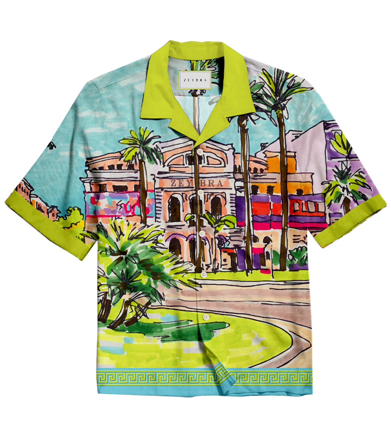 ZEYBRA PORTOFINO - CAMICIA ROMA IN SETA