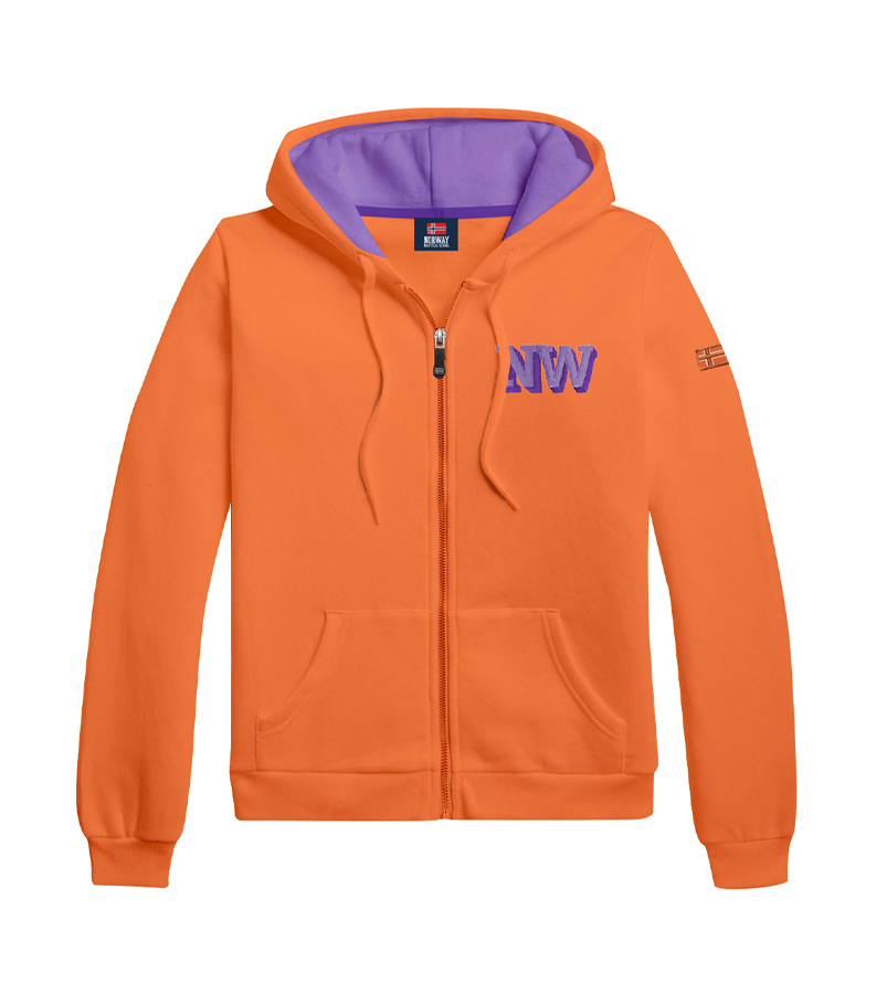 SCUOLA NAUTICA ITALIANA - FELPA DONNA 849003 PAPAIA