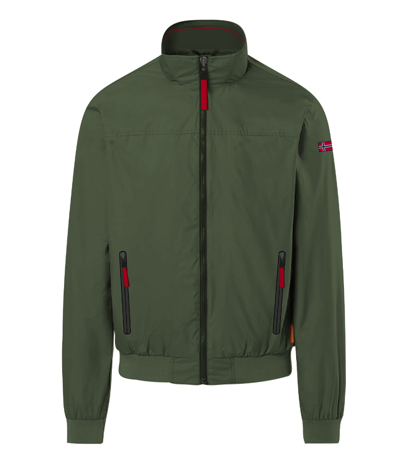SCUOLA NAUTICA ITALIANA - GIACCA UOMO SOFTSHELL 849139 ARMY