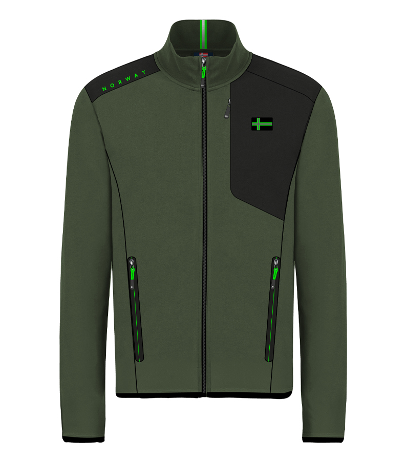 SCUOLA NAUTICA ITALIANA - FELPA UOMO 849454 ARMY