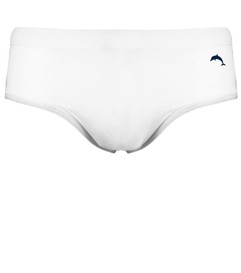 ZEYBRA - SLIP ALTO UOMO TINTA UNITA BIANCO