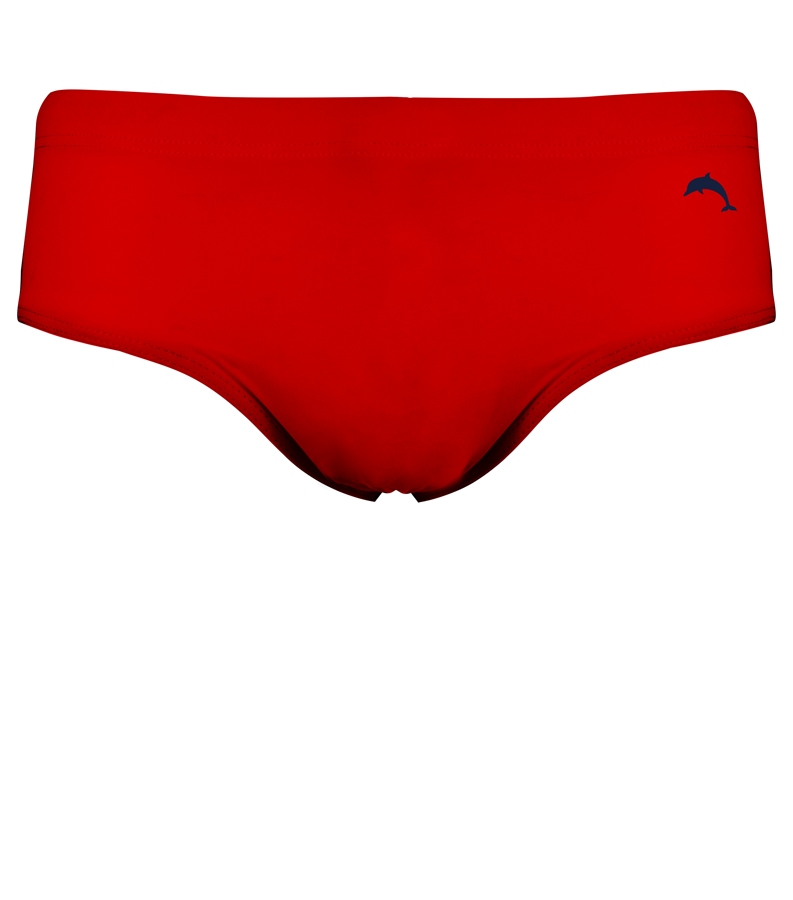 ZEYBRA - SLIP ALTO UOMO TINTA UNITA RED RACE