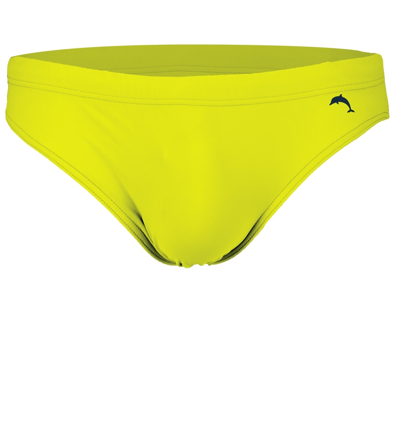 ZEYBRA - SLIP UOMO TINTA UNITA GIALLO FLUO