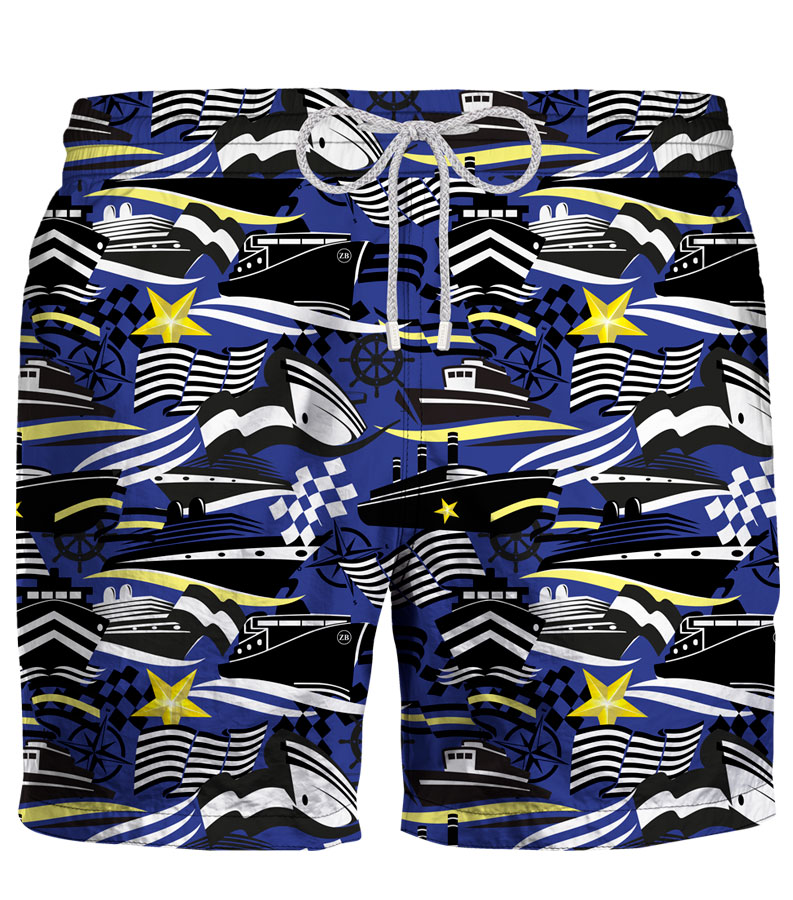 ZEYBRA - SWIM SHORT BOY NAUTICAL
