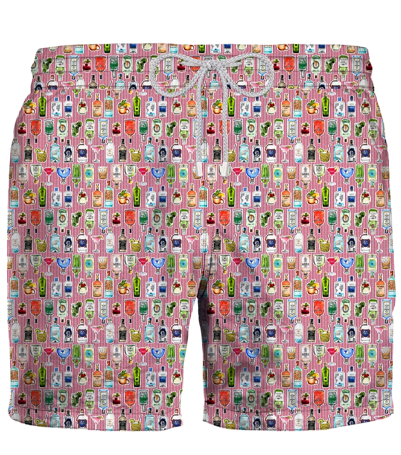 ZEYBRA - SWIM SHORT BOY COCKTAIL RED RACE