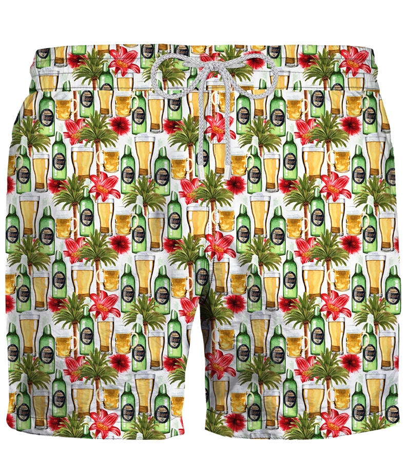 ZEYBRA - SWIM SHORT BOY BEER WHITE