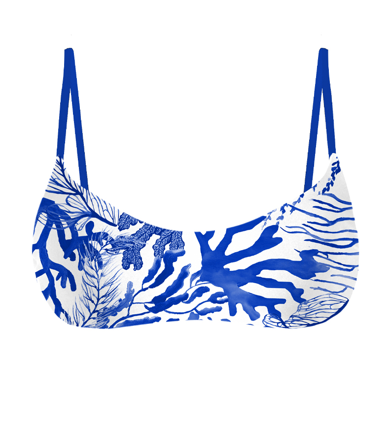 ZEYBRA - ELECTRIC CORAL WOMAN BRALETTE