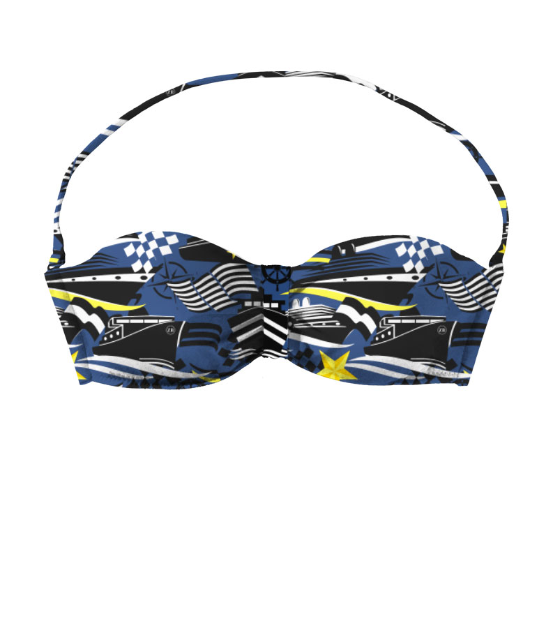 ZEYBRA - BANDEAU GIRL NAUTIC BLUE