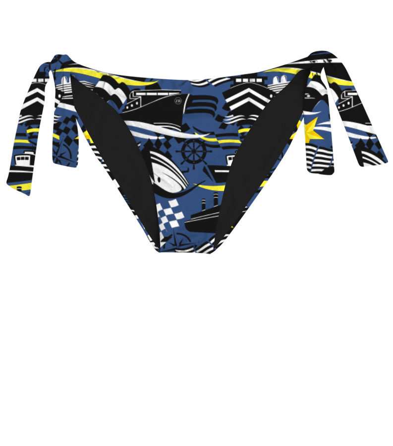 ZEYBRA - REVERSIBLE BRIEFS WOMAN NAUTIC BLUE