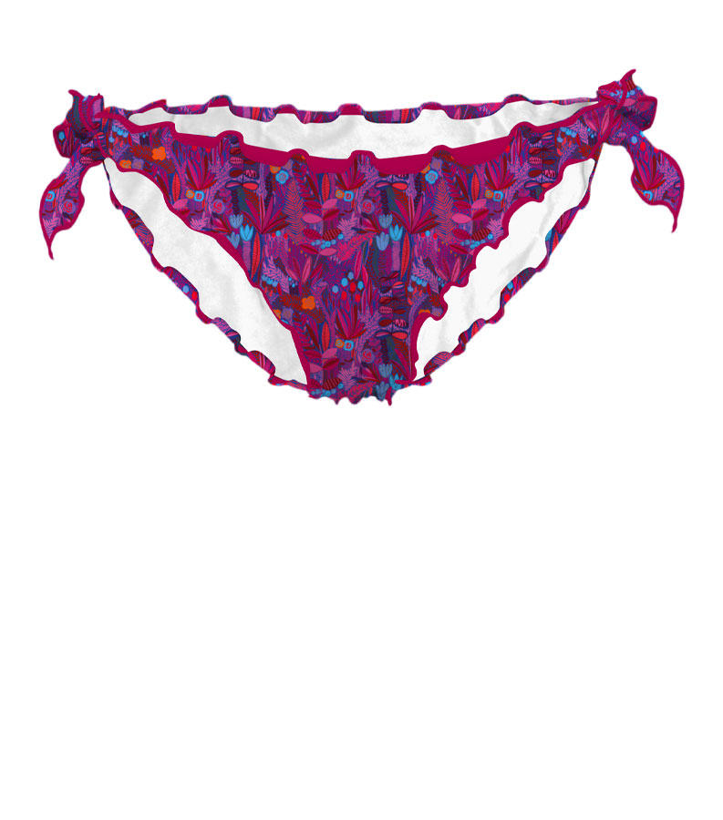 ZEYBRA - CRIMPED BRIEFS GIRL BOTANIC FUXIA