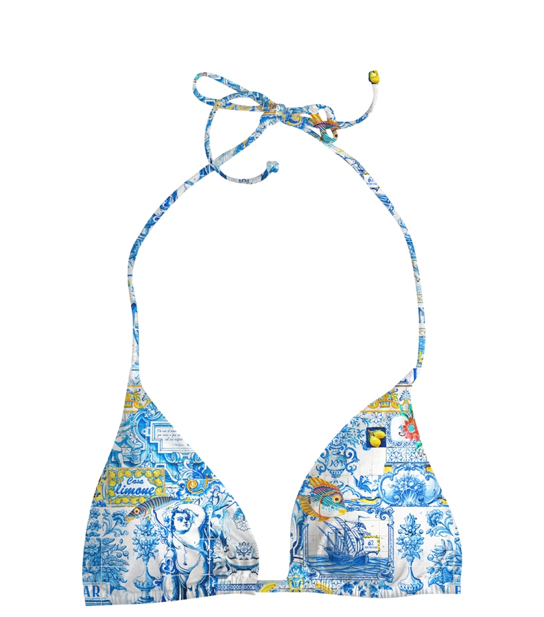 ZEYBRA - REVERSIBLE TRIANGLE BRA GIRL CERAMICA WHITE