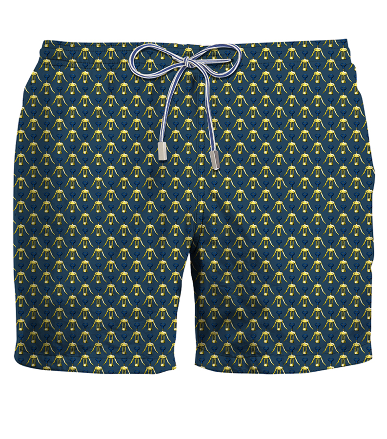 ZEYBRA - SWIM SHORT MAN CORKSCREW COBALT