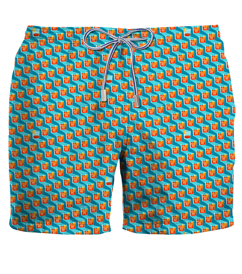 ZEYBRA - SWIM SHORT MAN NEGRONI
