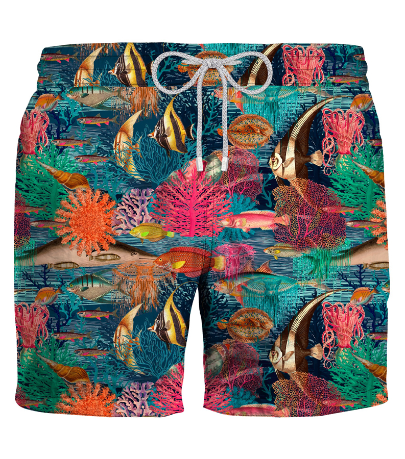 ZEYBRA - SWIM SHORT MAN TROPICAL FISH RECYCLED