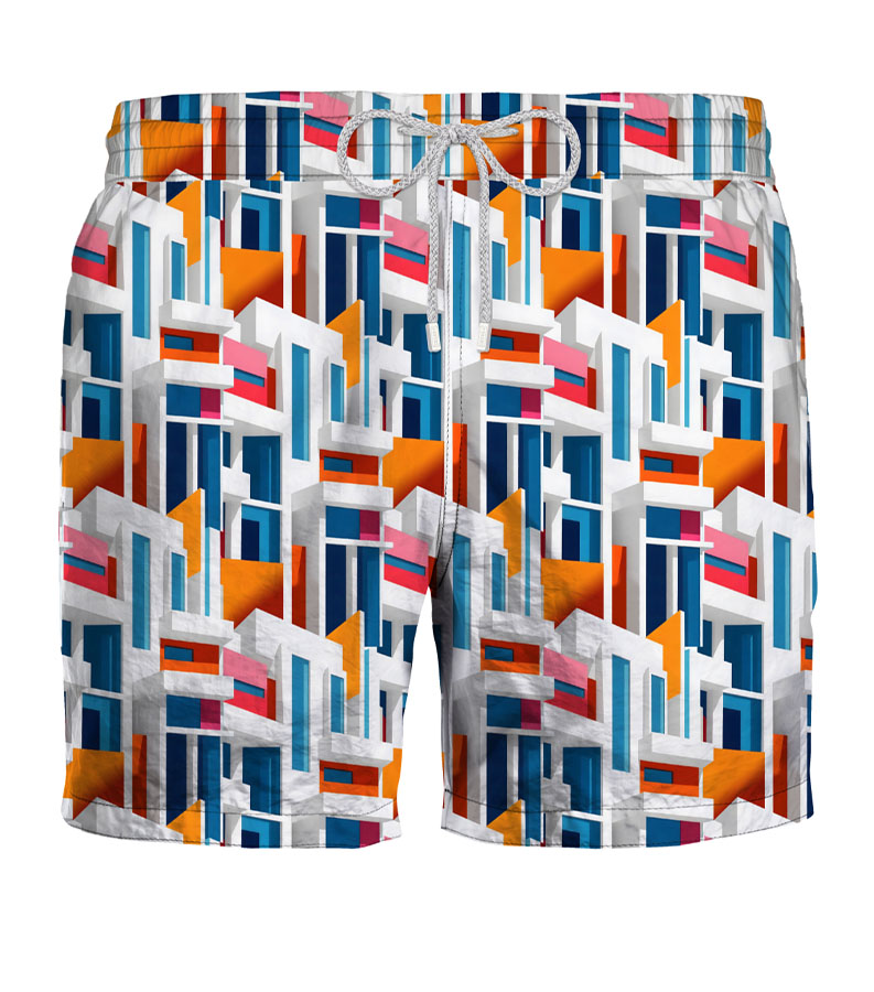 ZEYBRA - SWIM SHORT MAN PALACES RECYCLED