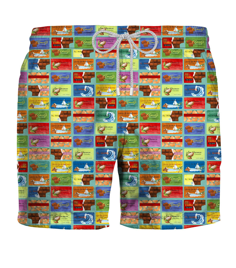 ZEYBRA - COSTUME UOMO CIOCCOLATA RECYCLED MINT