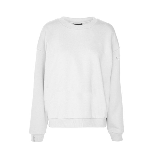 SCUOLA NAUTICA ITALIANA - FELPA GIROCOLLO DONNA 152412 WHITE