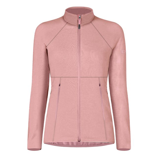 SCUOLA NAUTICA ITALIANA - FELPA CON ZIP DONNA 152413 PINK