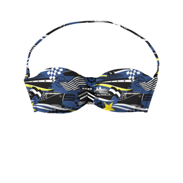 ZEYBRA - BANDEAU GIRL NAUTIC BLUE