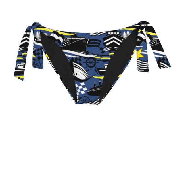 ZEYBRA - REVERSIBLE BRIEFS WOMAN NAUTIC BLUE