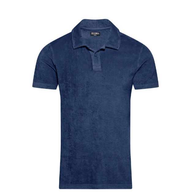 ZEYBRA - MAN SPONGE BLU POLO