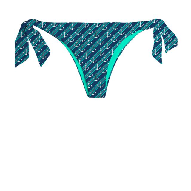 ZEYBRA - REVERSIBLE BRAZILIAN BRIEFS WOMAN ANCHORS BALI