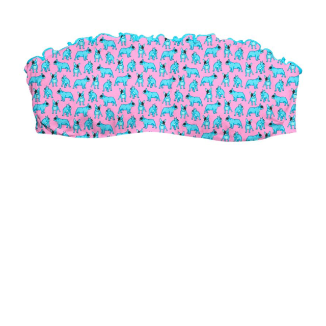 ZEYBRA - BANDEAU GIRL BULLDOG PINK
