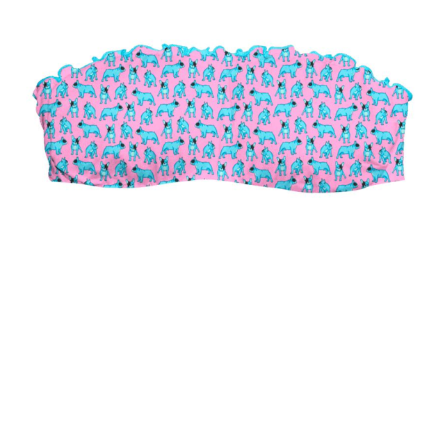 ZEYBRA - BANDEAU WOMAN BULLDOG PINK