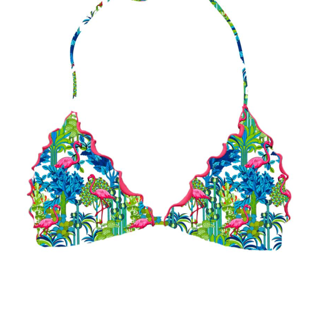 ZEYBRA - SLIDING TRIANGLE BRA GIRL FLAMINGO WHITE