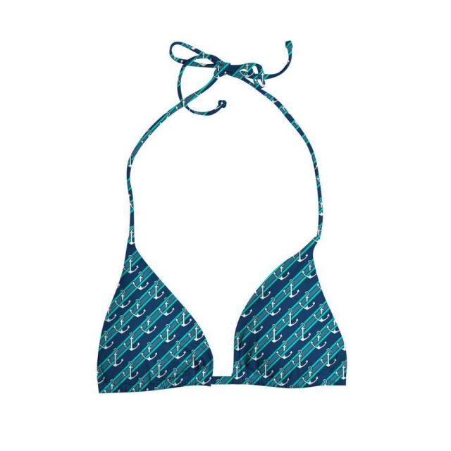ZEYBRA - REVERSIBLE TRIANGLE BRA GIRL ANCHORS BALI