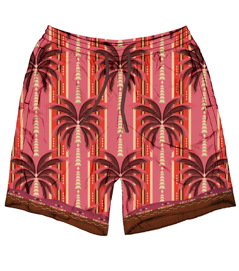 ZEYBRA PORTOFINO - PANTALONCINI BRAZIL IN SETA