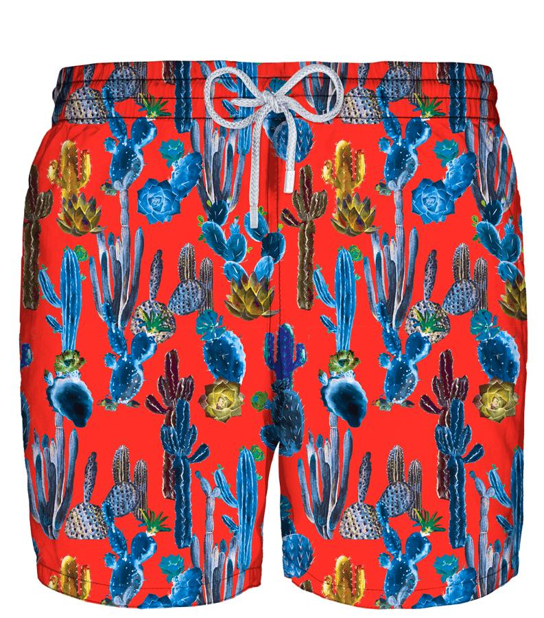 ZEYBRA - SWIM SHORT BOY CACTUS RED RACE