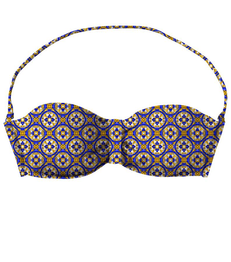ZEYBRA - BANDEAU WOMAN MAJOLICA ELECTRIC