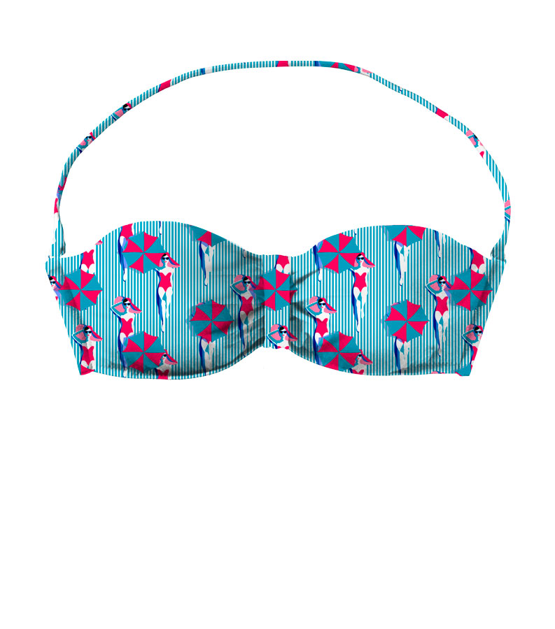 ZEYBRA - BANDEAU WOMAN BEACH UMBRELLA HAWAII