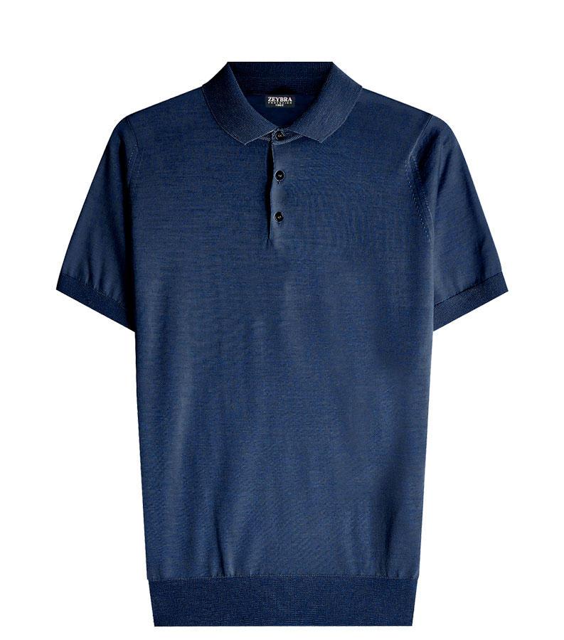 ZEYBRA - POLO MAN COTTON CREPE