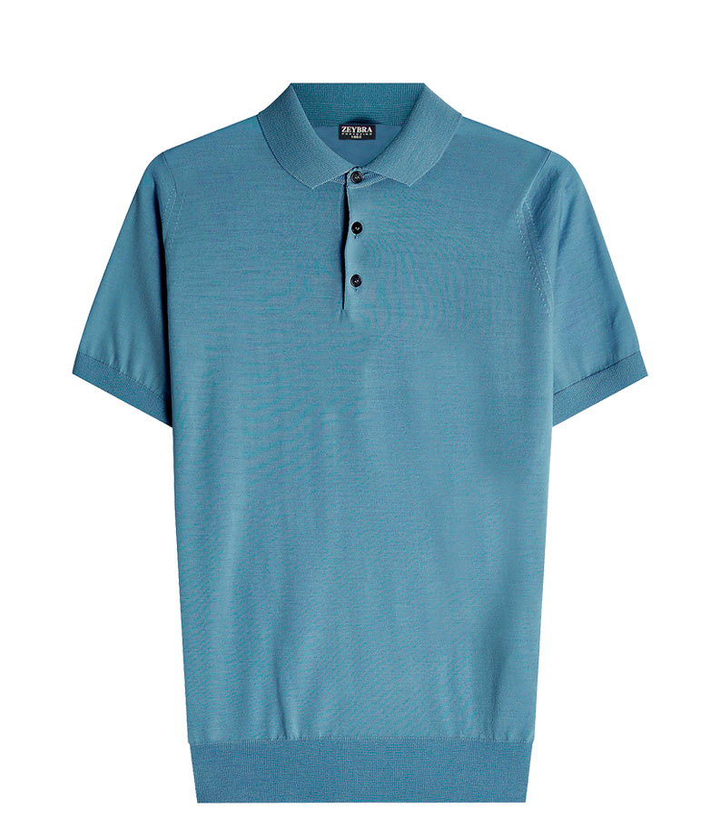 ZEYBRA - POLO MAN COTTON CREPE