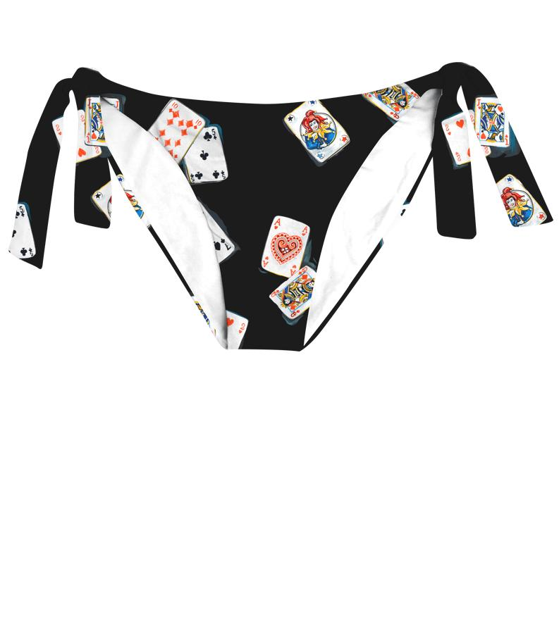 ZEYBRA - BRIEFS GIRL POKER CARDS BLACK