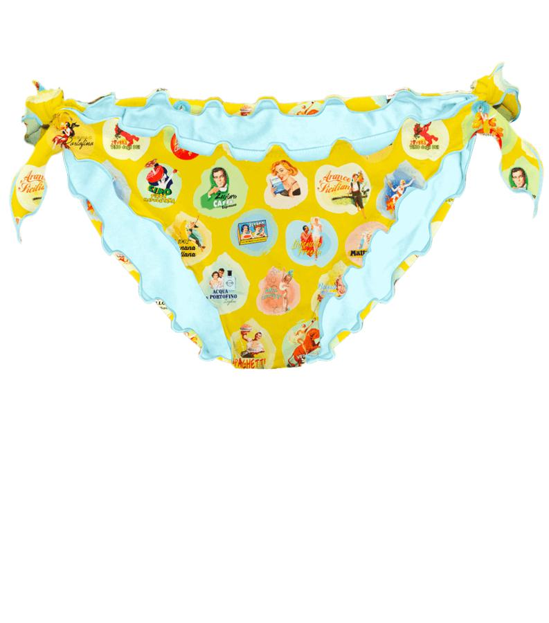 ZEYBRA - SLIP BAMBINA POSTER CANARINO