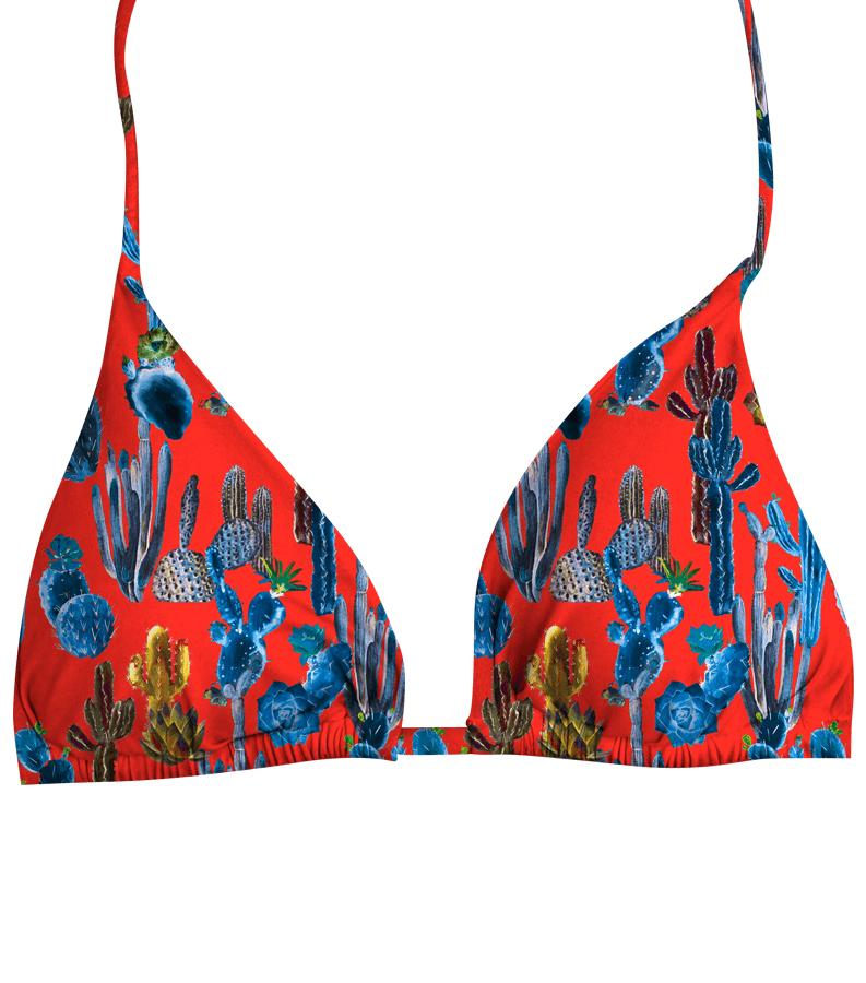 ZEYBRA - SLIDING TRIANGLE BRA GIRL CACTUS RED RACE