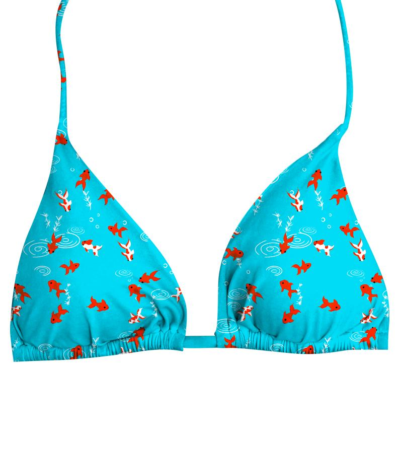 ZEYBRA - SLIDING TRIANGLE BRA GIRL JAPAN FISH WATER